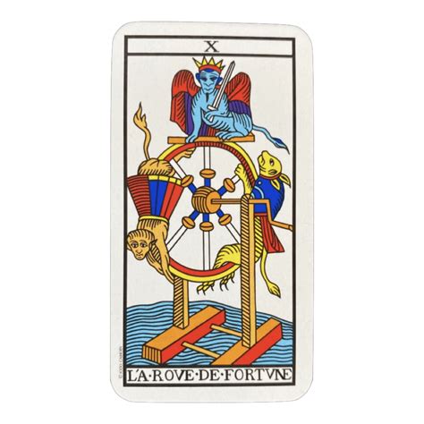 rueda de la fortuna tarot marsella|X LA RUEDA DE LA FORTUNA en el Tarot de。